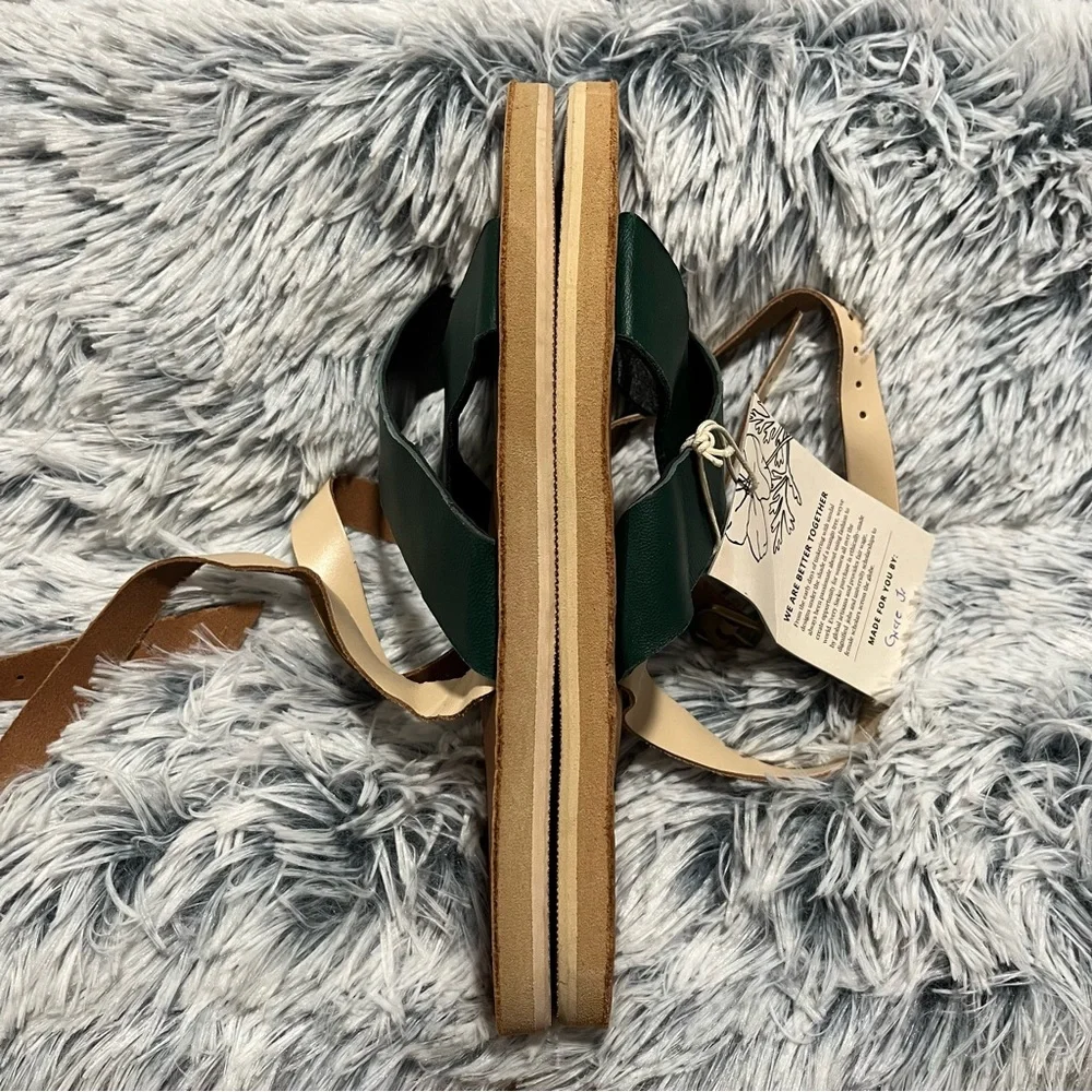 NEW with tags - Sseko Designs Ankle Strap Crossover Sandals - Size 8 - Picture 5 of 10